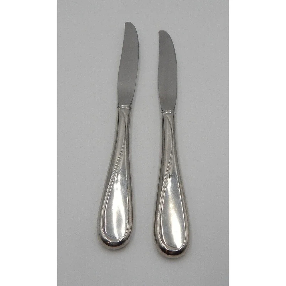 Oneida Flight Reliance Dinner Knives Stainless USA 9 Inch Set of 2